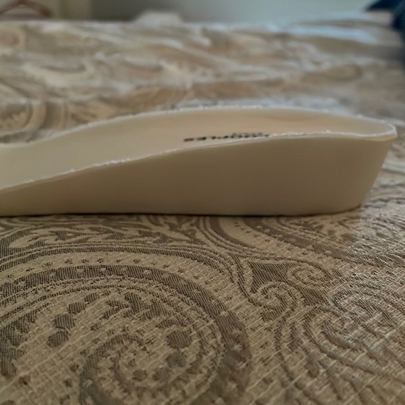 The Kooples - Off white Platform Leather Suede Distressed Sneakers - Picture 7 of 8